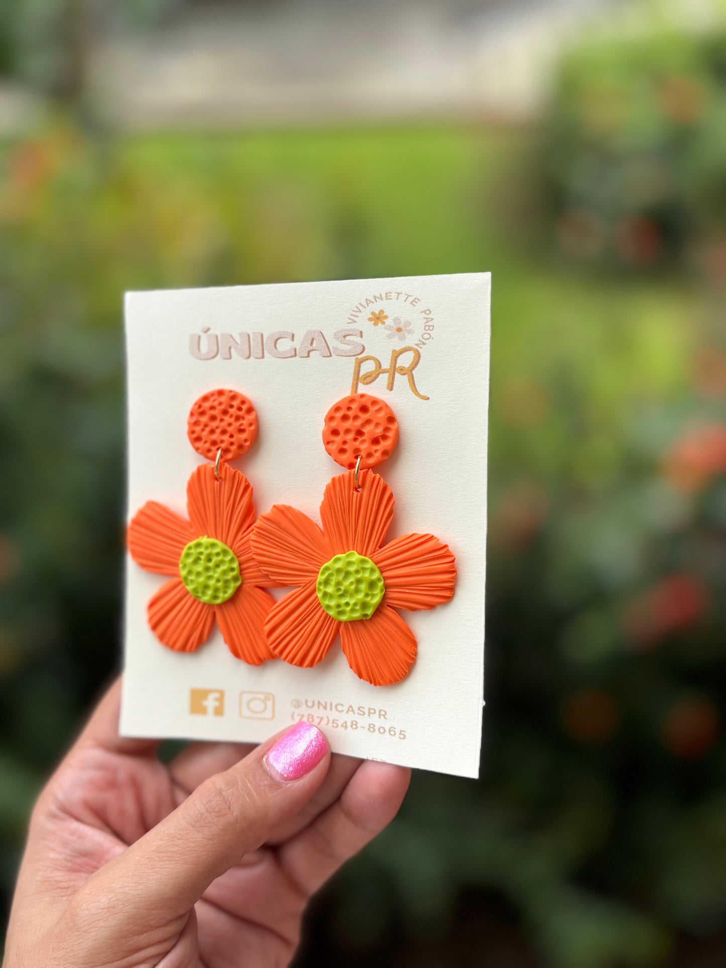 Flor Tropical Anaranjada