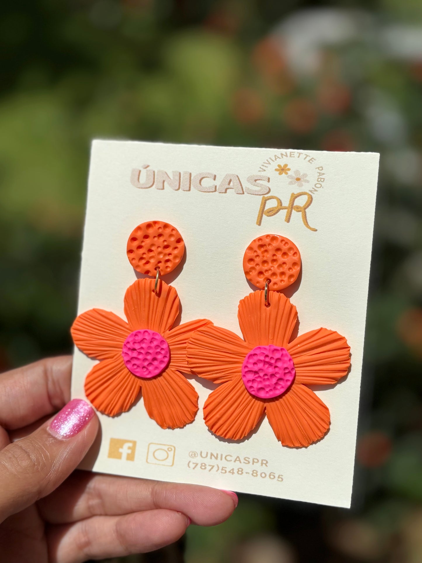 Flor Tropical Anaranjada