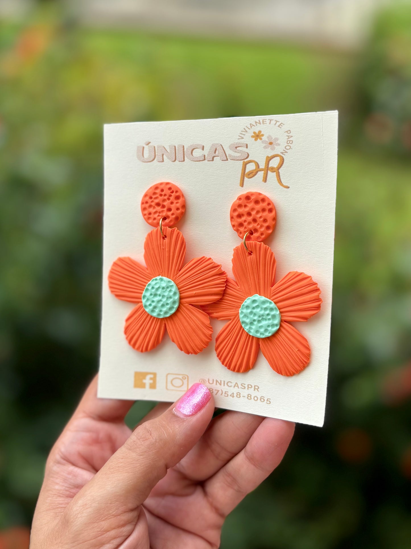 Flor Tropical Anaranjada